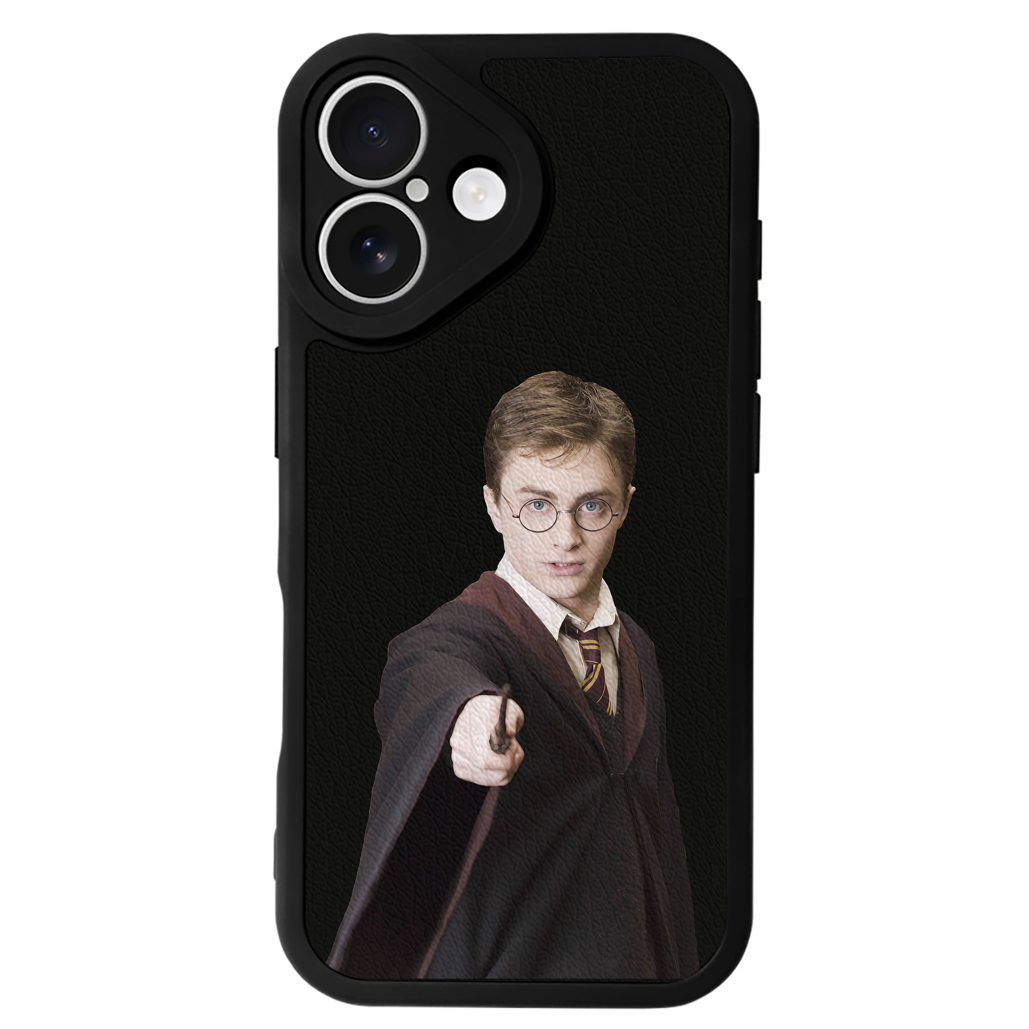 （画像用） Harry Potter ハリー・ポッターシリーズ 【iPhone 16シリーズ対応】シリコンスマホケース（レザー調） 材質：シリコン
